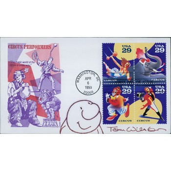 Tom Wilson Ziggy Cartoonist Signed First Day Issue Cover FDC JSA Authenticated