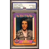 Henry Winkler Actor Signed 1991 Starline Hollywood Card #26 PSA Authenticated