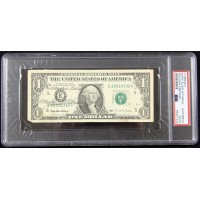 Mary Ellen Withrow Treasurer Signed One Dollar Bill Currency PSA Authenticated