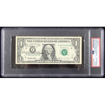 Mary Ellen Withrow Treasurer Signed One Dollar Bill Currency PSA Authenticated