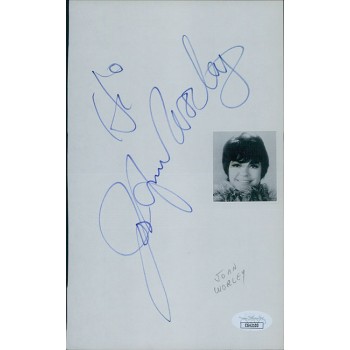 JoAnne Worley Actress Signed 5.25x8.5 Cut Page JSA Authenticated