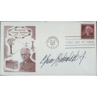 Efrem Zimbalist Jr. Actor Signed First Day Issue Cover FDC JSA Authenticated