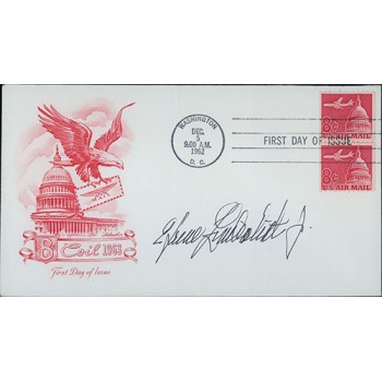 Efrem Zimbalist Jr. Actor Signed First Day Issue Cover FDC JSA Authenticated