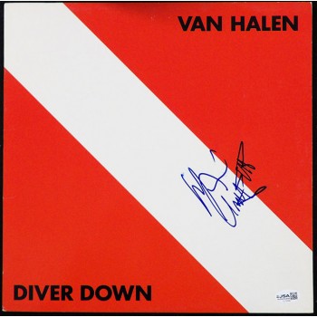Michael Anthony Van Halen Diver Down Signed Vinyl LP Album Cover JSA Auth No LP