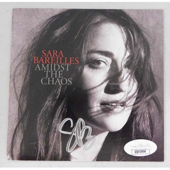 Sara Bareilles Signed Amidst The Chaos CD Booklet JSA Authenticated