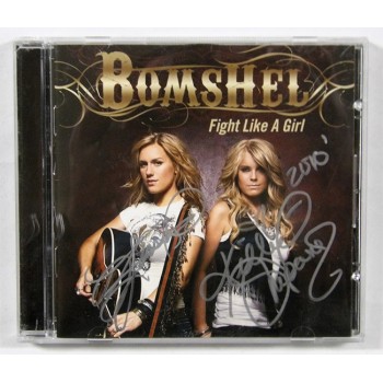 Bomshel Kristy Osmunson Kelley Shepard Signed CD Booklet JSA Authenticated