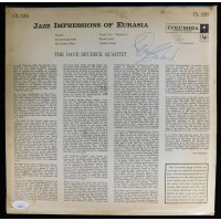 Dave Brubeck Jazz Impressions of Eurasia Signed LP Album JSA Authenticated