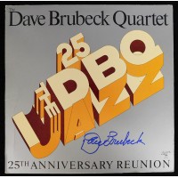 Dave Brubeck Signed Quartet 25th Anniversary Reunion LP Album JSA Authenticated