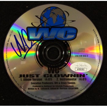 WC William Calhoun Signed Just Clownin' CD JSA Authenticated