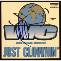 WC William Calhoun Signed Just Clownin' CD Cover JSA Authenticated