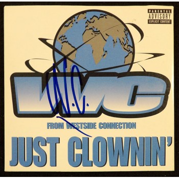 WC William Calhoun Signed Just Clownin' CD Cover JSA Authenticated