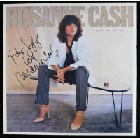 Rosanne Cash Signed Right Or Wrong LP Album Cover JSA Authenticated