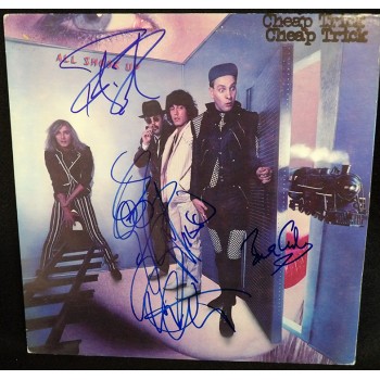 Cheap Trick Signed All Shook Up LP Album JSA Authenticated by 4 Members