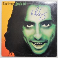 Alice Cooper Signed Goes To Hell LP Album Cover JSA Authenticated