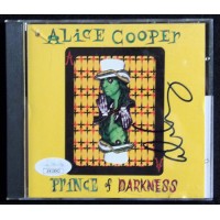 Alice Cooper Signed Prince Of Darkness CD Booklet JSA Authenticated