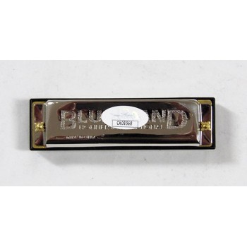 James Cotton Blues Musician Signed Bluesband Harmonica JSA Authenticated