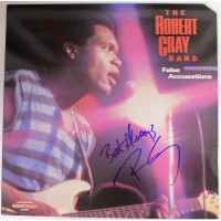 Robert Cray Signed False Accusations LP Album Cover JSA Authenticated