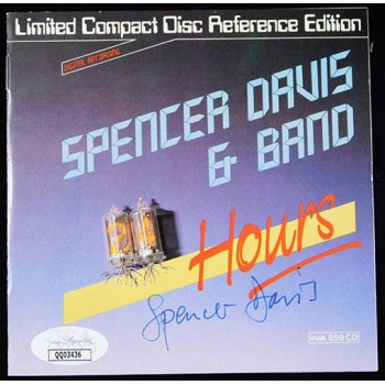 Spencer Davis Signed 24 Hours CD Booklet Insert JSA Authenticated