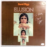 David Diggs Signed Elusion LP Album Cover JSA Authenticated No LP