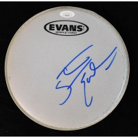 Steve Earle Signed Evans 8 inch Drumhead JSA Authenticated