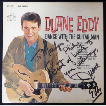 Duane Eddy Guitarist Signed Dance With The Guitar Man LP Album JSA Authenticated