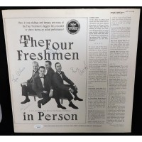 The Four Freshmen In Person Signed LP Album JSA Authenticated