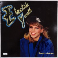 Debbie Gibson Signed Electric Youth LP Vinyl Record Album Cover JSA Auth No LP