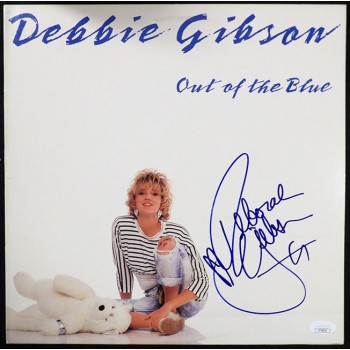 Debbie Gibson Signed Out Of The Blue LP Vinyl Record Album Cover JSA Auth No LP