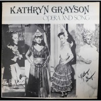 Kathryn Grayson Actress Singer Signed Opera And Song LP Album JSA Authenticated