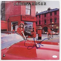 Sammy Hagar Self Titled Signed Vinyl LP Album Cover JSA Authenticated