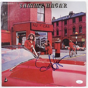 Sammy Hagar Self Titled Signed Vinyl LP Album Cover JSA Authenticated