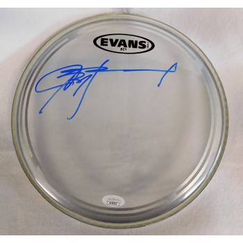 John Hammond Musician Signed Evans 10 inch Drumhead JSA Authenticated