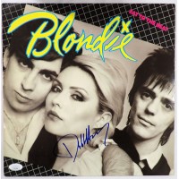 Debbie Harry Blonde Eat To The Beat Signed Vinyl Album Cover JSA Authentic No LP