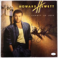 Howard Hewett I Commit To Love Signed Vinyl LP Album Cover JSA Authentic No LP