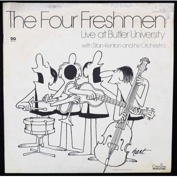 Stan Kenton Signed The Four Freshmen Butler University LP Album JSA Authentic