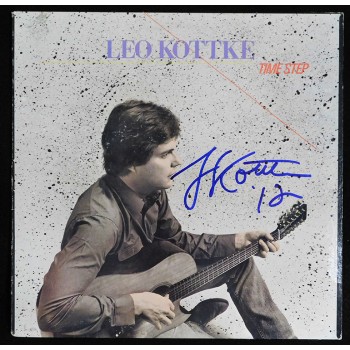 Leo Kottke Time Step Signed LP Album JSA Authenticated