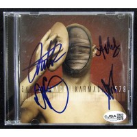 Lacuna Coil Band Signed Karmacode CD Booklet Cover JSA Authenticated