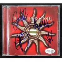 Lacuna Coil Band Signed Unleased Memories CD Booklet Cover JSA Authenticated