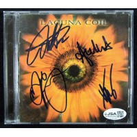 Lacuna Coil Band Signed Comalies CD Booklet Cover JSA Authenticated
