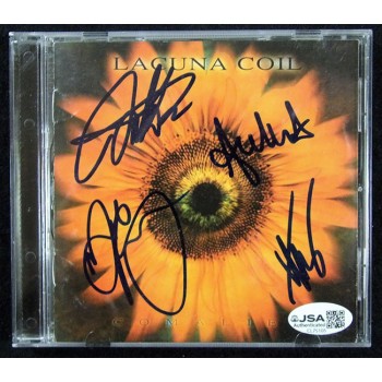 Lacuna Coil Band Signed Comalies CD Booklet Cover JSA Authenticated