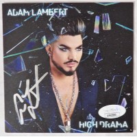 Adam Lambert Signed High Drama CD Insert Card JSA Authenticated