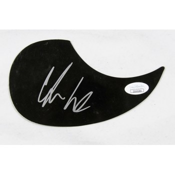 Chris Lane Country Singer Signed Acoustic Guitar Pickguard JSA Authenticated