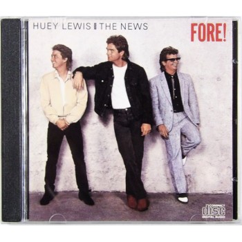 Huey Lewis And The News Signed Fore! CD JSA Authenticated