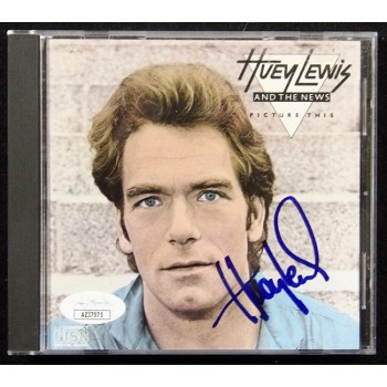 Huey Lewis And The News Signed Picture This CD Booklet JSA Authenticated