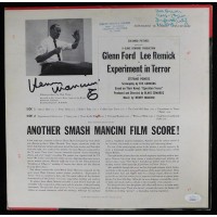 Henry Mancini Signed Experiment In Terror LP Album JSA Authenticated