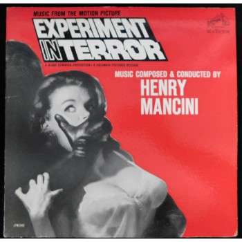 Henry Mancini Signed Experiment In Terror LP Album JSA Authenticated