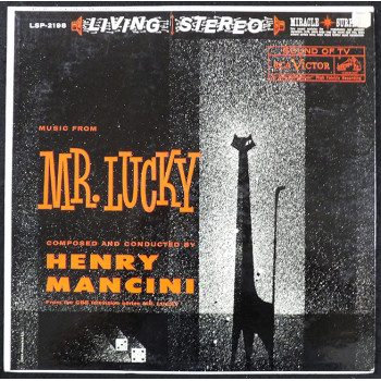 Henry Mancini Signed The Music From Mr. Lucky Album JSA Auth Personalized No LP