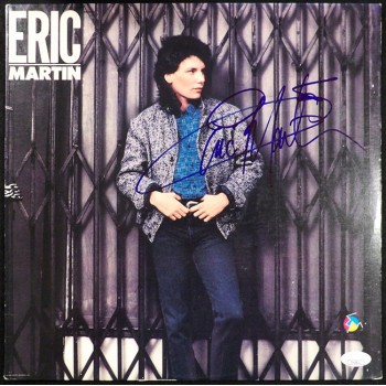 Eric Martin Signed Self Titled LP Vinyl Record Album Cover JSA Authentic No LP