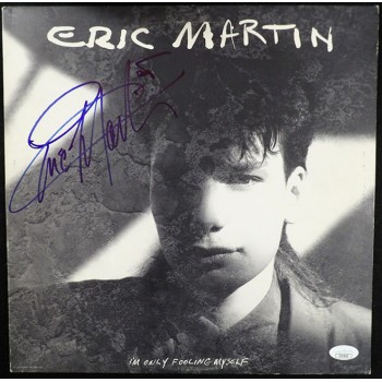 Eric Martin Signed I'm Only Fooling Myself LP Vinyl Record Album JSA Auth No LP