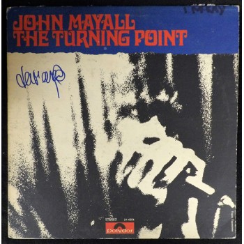 John Mayall Signed The Turning Point LP Album Cover JSA Authenticated